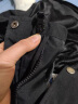 罗蒙（ROMON）三合一冲锋衣男夹克连帽外套女情侣装户外登山服1818黑色XL 实拍图