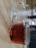 绿珠lvzhu 150ml玻璃茶杯功夫花茶杯子 加厚耐热办公品茗茶具杯套装（两只装）C003 实拍图