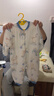 贝肽斯婴儿衣服夹棉连体衣秋冬款新生儿男女宝宝保暖外出棉服哈衣 实拍图