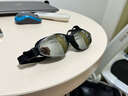浩沙（hosa）泳镜专业高清防水防雾大框镀膜游泳眼镜男女士近视泳镜黑色250° 实拍图