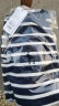 哈吉斯（HAZZYS）男装 夏季款【宽松版型】纯棉T恤条纹圆领短袖t恤ASTZE03BE77 深藏青色DN 175/96A 48 晒单实拍图
