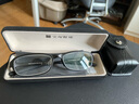 索柏防蓝光老花镜 TR镜框中老年男女款老花眼镜老光眼镜1305 经典黑C7 100度【建议年龄45-49岁】 实拍图