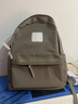 CILOCALA双肩包女M+号登山包校园电脑包大容量旅行包上班出游背包帆布书包 GRAY-灰色M+中号 实拍图