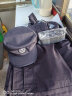 路卿程 保安帽子黑色新款带徽作训帽男女通用物业门卫执勤帽 黑色网格，布帽徽 57 晒单实拍图