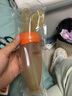 巴比象（bbet）婴儿米糊勺奶瓶大容量挤压喂辅食喂奶神器新生儿辅食勺工具礼盒 米糊奶瓶+舌苔乳牙刷（活力橙） 实拍图