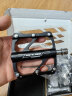 GUB 山地公路自行车脚踏板脚蹬子碳纤维材质单车轴承3培林铝合金防滑  GC070（钛轴+3培林）黑色 实拍图