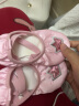 铁箭（TIEJIAN） 儿童舞蹈鞋女皇冠缎面绣花鞋软底芭蕾舞鞋成人猫爪鞋瑜伽练功鞋 粉色 25 /脚长15.5cm 实拍图