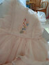 戴维贝拉童装公主裙女童连衣裙儿童裙子夏装女孩衣服婴儿网纱绣花纱裙 粉色 110 cm(110cm(建议身高100-110cm 实拍图