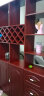 臻酷 隔断柜 酒柜客厅架玄关柜现代简约欧式门厅间厅柜家用屏风 红苹果色 普通款 两门三抽120*200*30cm 包安装 实拍图