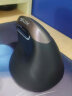 多彩（DeLUX）M618mini人体工程学鼠标 立式垂直鼠标 可充电无线蓝牙鼠标双模笔记本电脑办公 暗金黑 实拍图