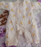 童泰秋冬婴儿衣服新生儿夹棉连体衣0-6个月宝宝哈衣 黄色丨C款 66cm 实拍图