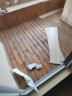 斯图（sitoo）PVC地板革地板贴自粘木纹地板加厚防水耐磨家用办公室免胶地面贴 慕云灰7片装（1平方） 实拍图