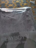 花花公子（PLAYBOY）男士背心 纯棉背心 四季吊带背心男无袖薄汗衫打底3件装 黑色1白色1灰色1 XL 实拍图