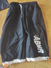 百鹊亭（BAIQUETING）短裤男2023夏季薄款宽松直筒外穿休闲短裤潮牌ins港风运动五分裤 黑色 2XL 实拍图