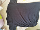 雾卡【2件装】短袖t恤男纯棉半截袖衣服圆领休闲宽松潮印花胖青年大码 【纯棉净版】卡其+深灰 XL建议135-150斤 实拍图