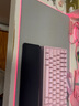 雷蛇（Razer）重装甲虫幻彩加长版鼠标垫织物布垫游戏RGB灯cf吃鸡神器lol 重装甲虫幻彩版加长-粉晶 实拍图