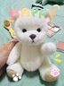 莉娜熊（TeddyTales）小熊玩偶毛绒玩具泰迪手作熊公仔娃娃生日礼物送女生 恐龙小奶白 搭配短毛崽崽 礼盒装 实拍图