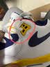 耐克（NIKE）男鞋 新款Air Max气垫缓震耐磨运动鞋舒适休闲低帮跑步鞋 简版AJ4/湖人配色 39 实拍图