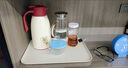 DISID托盘长方形塑料茶盘大托盘水果水杯托盘家用小麦秸秆加厚托盘 【米色大号】38*27* 1.5cm 【材质加固 防滑底部】 实拍图