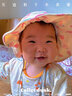 蒂乐 婴儿帽子夏季薄款男童女童遮阳帽儿童防晒帽太阳帽宝宝夏款渔夫帽 温蒂波点-粉 【头围45-50cm可戴】建议年龄5个月-2岁 实拍图