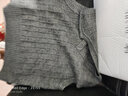 范思蓝恩范思蓝恩23FS11228 学院风针织马甲女春秋V领外搭配叠穿背心 灰色 S 实拍图