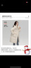 雅鹿羽绒服女中长款2024冬季新款时尚韩版连帽女士加厚保暖宽松外套 紫色 M (160) 实拍图