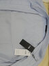 杉杉短袖衬衫男 夏季薄款中年爸爸装商务格子条纹休闲易打理白衬衣 蓝白条纹 42 实拍图