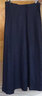 无印良品 MUJI 女式 法国亚麻 宽摆裙 BEK03C1S 深藏青色 L 实拍图