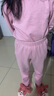 family by gb3096好孩子儿童保暖内衣套装双面磨毛羊绒蚕丝秋衣秋裤中大童睡衣 粉色3098 常规 春秋款 130 加大1码拍 实拍图