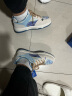回力男鞋板鞋男秋季透气韩版男士休闲小白鞋百搭学生潮流运动鞋子男 白蓝 41 实拍图