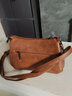花迹新款真皮女包软皮新款中年妈妈女士单肩斜挎包牛皮小包软皮背包女 实拍图