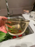 美厨（maxcook）高硼硅玻璃碗 耐热玻璃碗汤碗泡面碗 920ml琥珀色中号MCFT6654 实拍图