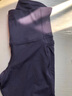 生活秀（Livex）瑜伽裤女舞蹈服跑步鲨鱼运动健身裤速干裸感紧身裤长款 星耀黑 S  实拍图