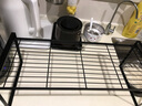 家の物语日本厨房置物架分层沥水碗碟架锅架整理架桌面储物架调料架水槽架 黑色（大号置物架） 实拍图