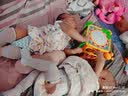 婧麒（JOYNCLEON）新生婴儿纯棉连体衣服初生宝宝无骨连身衣满月爬爬服春季四季哈衣 仙人掌 90cm 实拍图