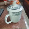 鹏博陶瓷景德镇陶瓷茶杯带盖办公室水杯会议杯家用泡茶瓷器杯子定制LOGO 优等品紫微星 实拍图