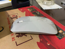 依选 M18无线鼠标三模蓝牙超薄鼠标可充电静音便携办公游戏适用于惠普华为华硕iPad台式笔记本电脑 月影灰-USB接收器版+电量显示【无蓝牙】 实拍图