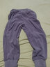 多妙屋女童裤子春秋装儿童运动裤大童卫裤秋冬款休闲裤10867香芋紫130 实拍图