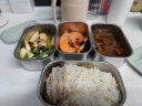 小熊（Bear）电热饭盒可蒸煮加热饭盒保温饭盒插电上班族热饭菜神器便当盒自热保温双层四内胆 DFH-G16W7 1.6L 【双层智能触控】薄荷绿 实拍图