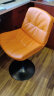 南皇（Nanhuang） 吧台现代升降椅子吧凳旋转吧椅前台收银台高凳子酒吧桌椅靠背椅 矮款-橙色-黑色底盘 实拍图