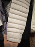 迪卡侬（DECATHLON）短款羽绒服轻薄薄外套户外运动保暖内胆排骨羽绒服TREK100 女款-浅灰色-立领 L 实拍图