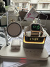 aresh无线充电器三合一多功能适用苹果16/15/14磁吸MagSafe耳机apple watch S10手表支架iphone12ProMax 白色【时钟+闹钟+夜灯】配充电头套装 实拍图