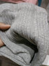 戴维贝拉（DAVE＆BELLA）秋冬男女童宝宝纯色薄款打底裤儿童针织毛线裤 浅灰 110 cm(5T(建议身高100-110cm)) 实拍图
