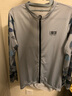 兰帕达骑行服自行车薄款男士长袖上衣公路山地车外套衣服 浅灰蓝 XL码  实拍图