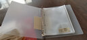 无印良品 MUJI EVA树脂收纳袋 带拉链 活页夹用 9A62003 半透明 21×14.8cm/活页夹用 /20孔 实拍图