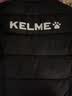 卡尔美（KELME）秋冬运动棉衣男足球训练棉马甲休闲保暖防寒背心棉服棉袄 黑色 【爪标logo】 4XL 实拍图