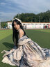 艾诺黛公主裙洛丽塔蓬蓬裙lolita全套lo裙夏季【油画柄】宫廷吊带连衣裙 【油画柄】单独项连 S 实拍图