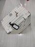 DULA高颜值带杯架行李箱拉杆箱旅行箱小型登机箱密码箱子皓月白20英寸 晒单实拍图