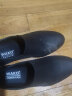 WAKO滑克新品防滑厨师鞋厨房工作鞋防水防油仿皮鞋塑胶一体成型 黑色 41 晒单实拍图