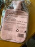 樱苏鱼大号热水袋注水暖手袋暖宝宝暖脚暖腰暖肚子灌水大姨妈神器热敷 【樱花粉1000ML】送毛绒外套 实拍图